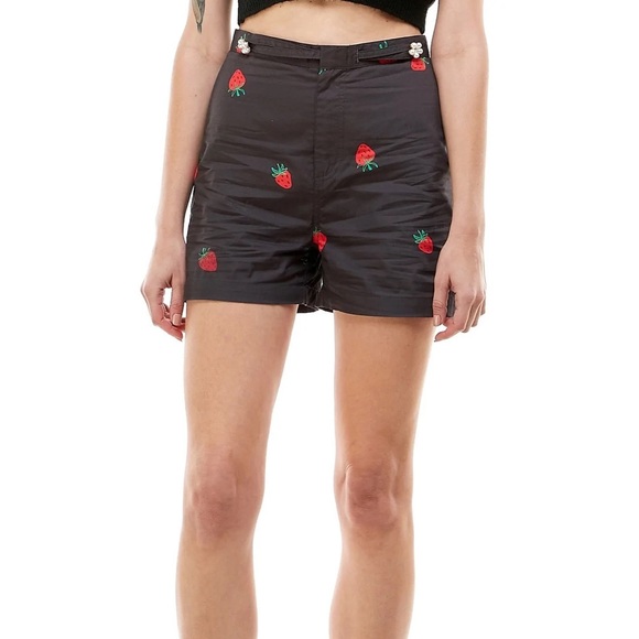 NWT Saint Geraldine Spencer Short Strawberry Fields Forever in Jet - Picture 1 of 4